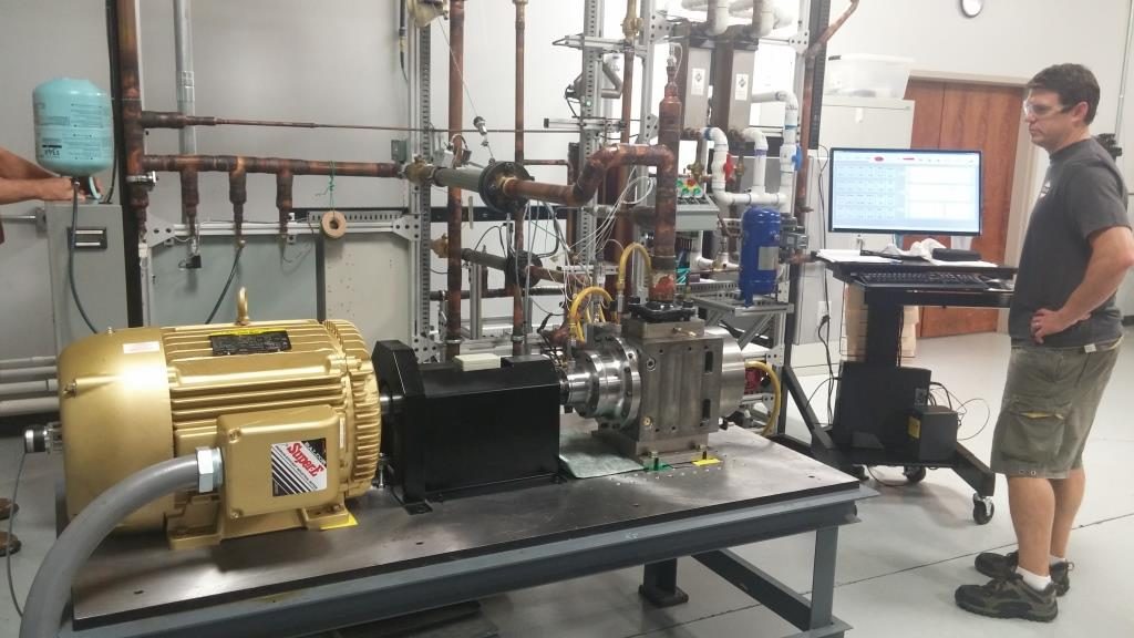 40 Ton TORAD Spool Compressor on Test Stand in Cumming Georgia